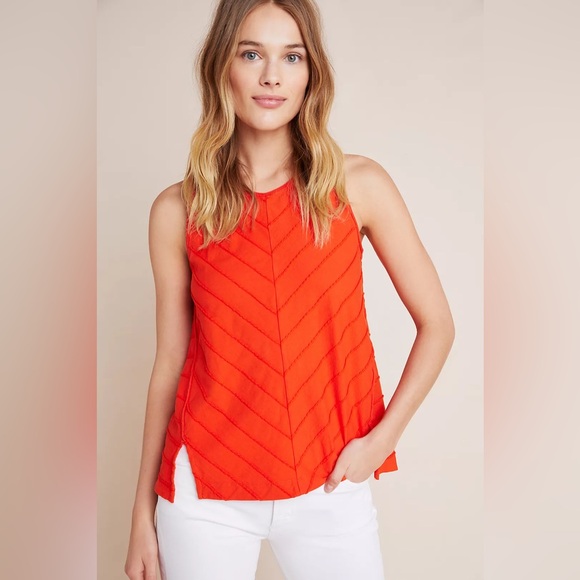 Anthropologie Tops - Anthropologie Maura Tank Orange - Size M Medium